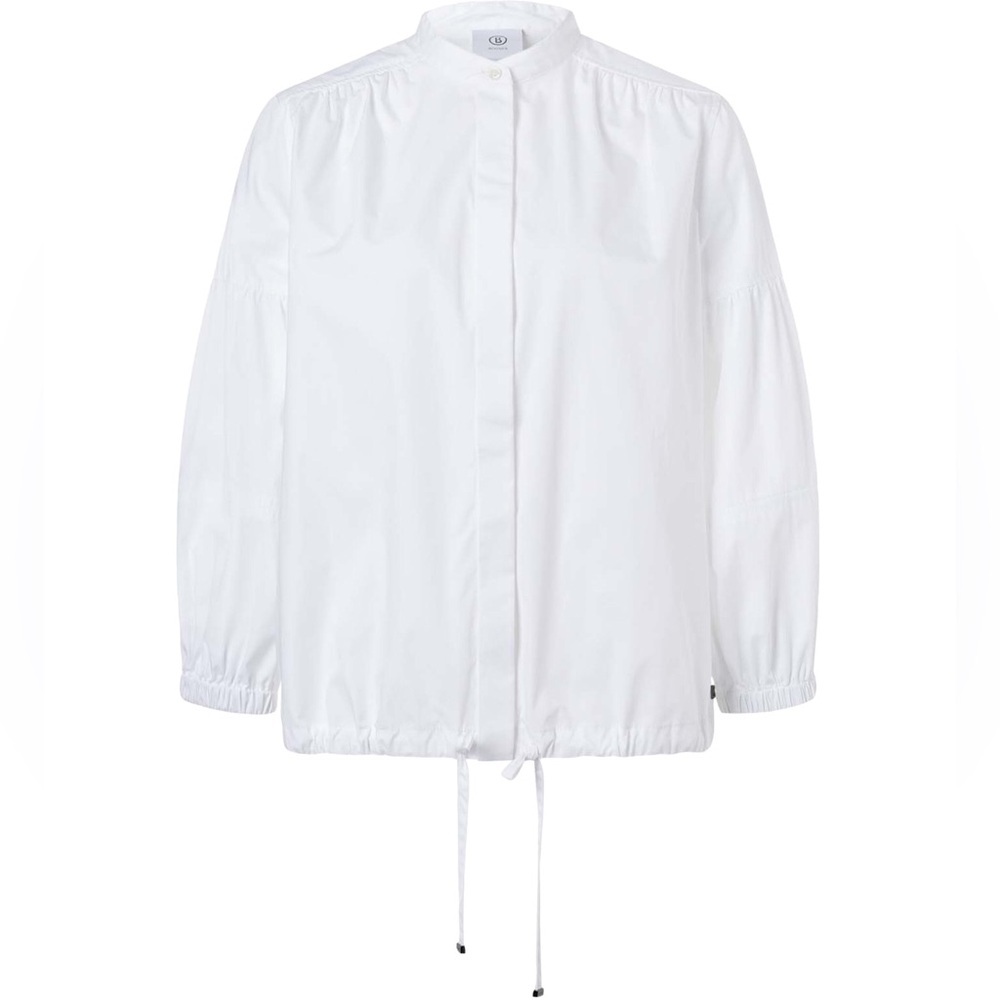 BOGNER‎ Amily White Poplin Button Cotton Blouse